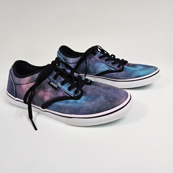 Vans Off The Wall Lace-Up Cosmic Galaxy Space Women Size‎ 7 - Picture 1 of 7